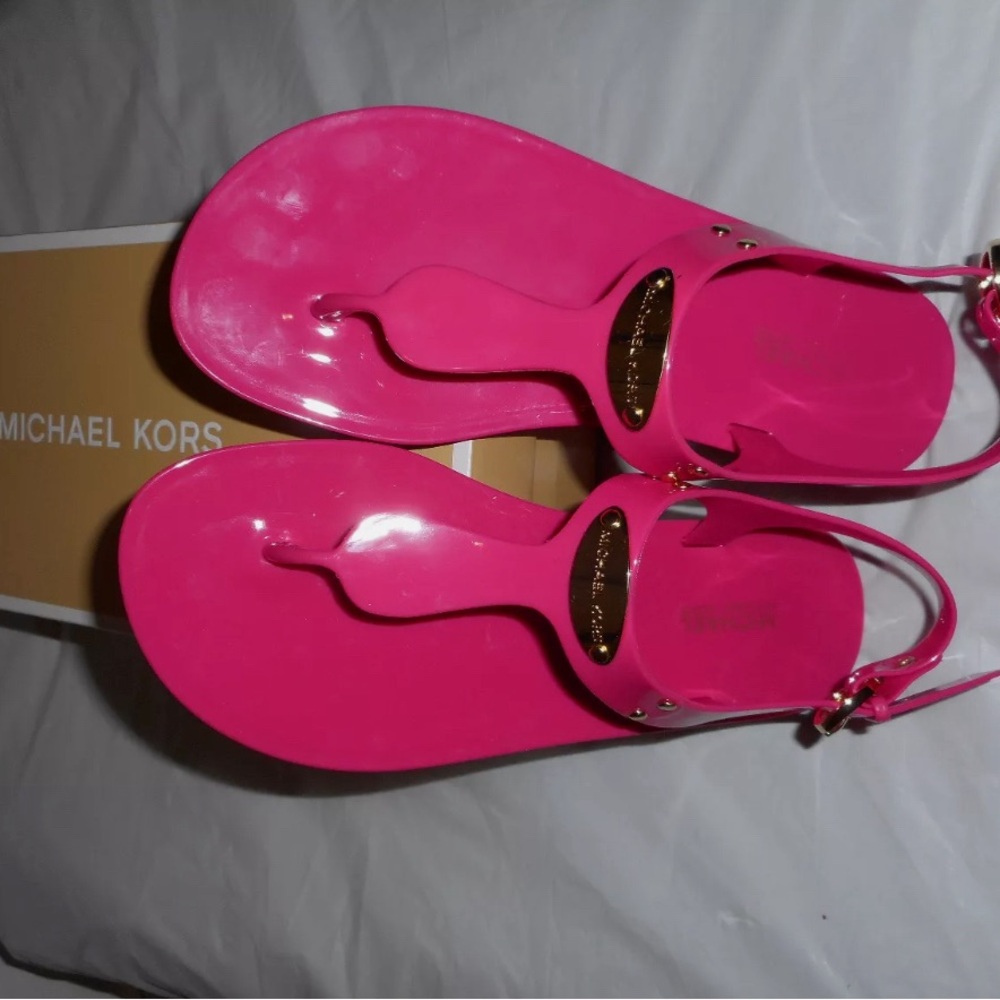 Michael Kors pink gel sandal - Picture 5 of 6